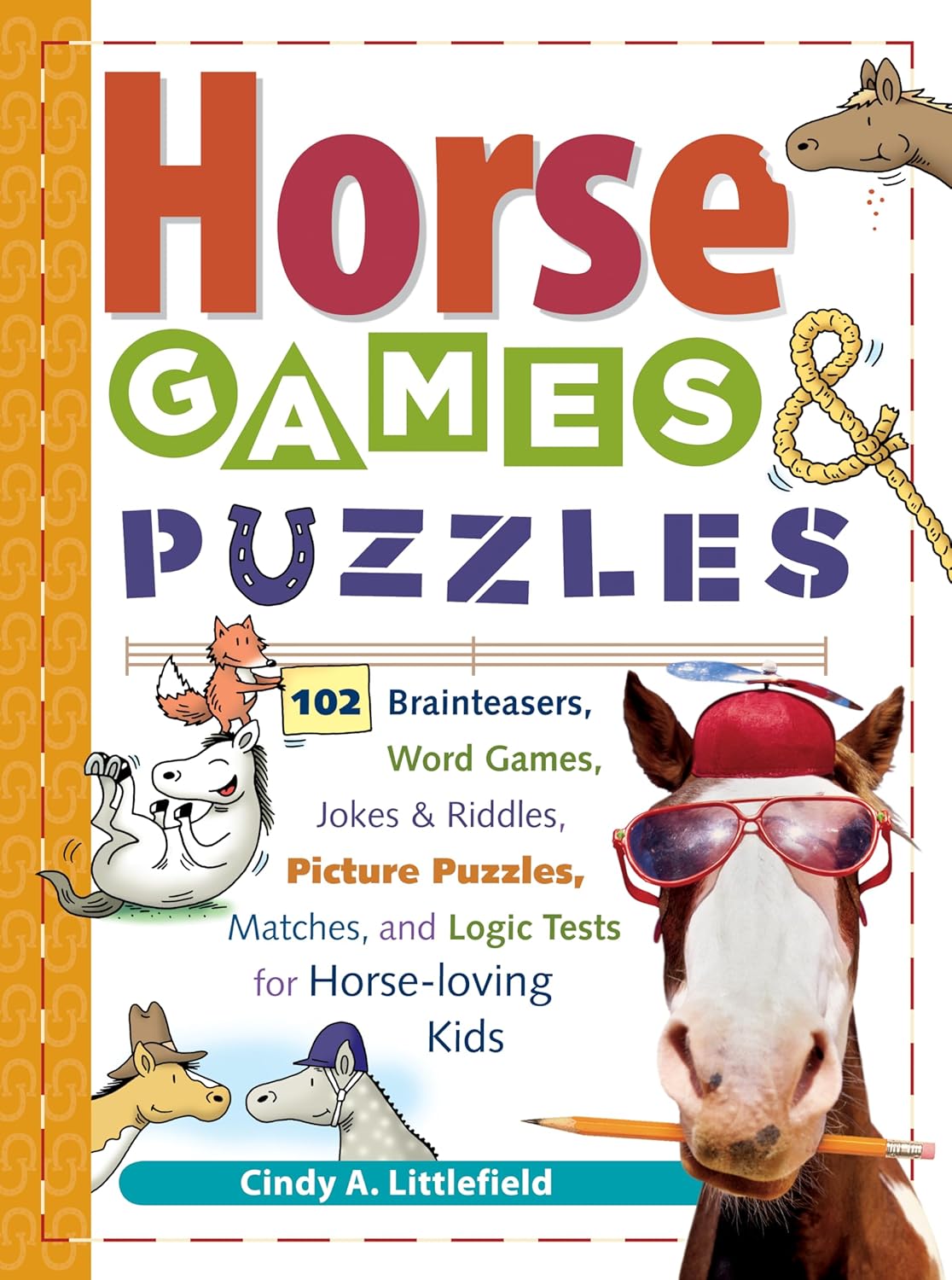 Cover of Horse Games & Puzzles book