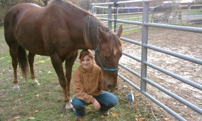 Hoss and I after a ride