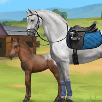 Kunstmatig Chip Geslagen vrachtwagen Virtual Horse Games
